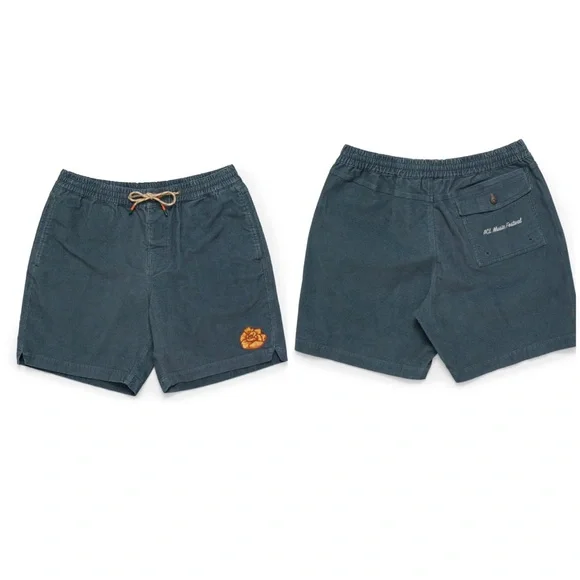 Howler Brothers Dark Gray Shorts with Orange Detail - Picture 2 of 8